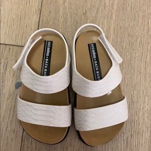 Mini Melissa White Sandals